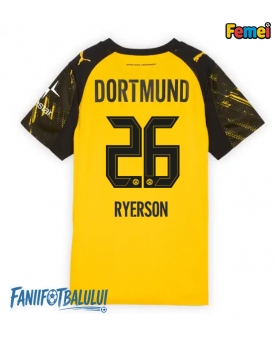 Borussia Dortmund Julian Ryerson #26 Tricou Fotbal Replică 2025-26 Femei Acasa